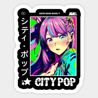 City Pop #3 Sticker